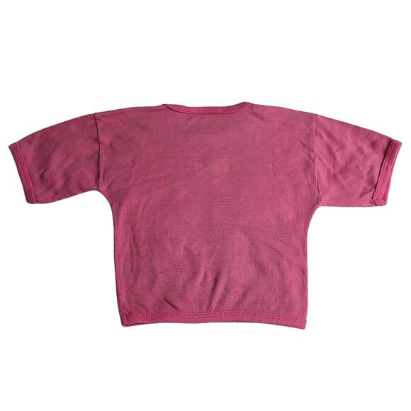 Vintage Disney Pink Kids Short Sleeve Tee - Walt Disney Productions circa 1980 - Picture 2 of 5